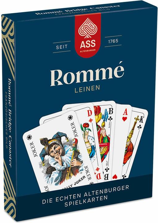Cartamundi Romme 2x55 cards linen French picture FSC (German)