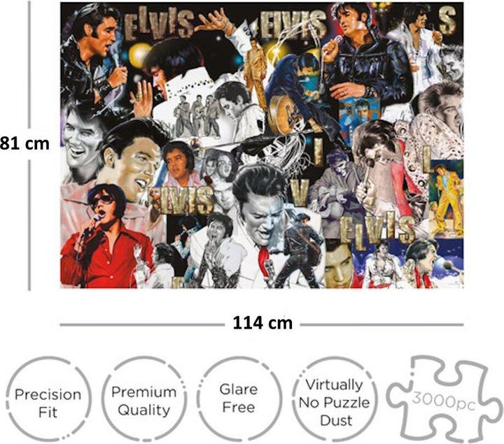 Image du produit NMR Distribution Elvis : 3000 pièces de puzzle Jigsaw (3000 pièces)