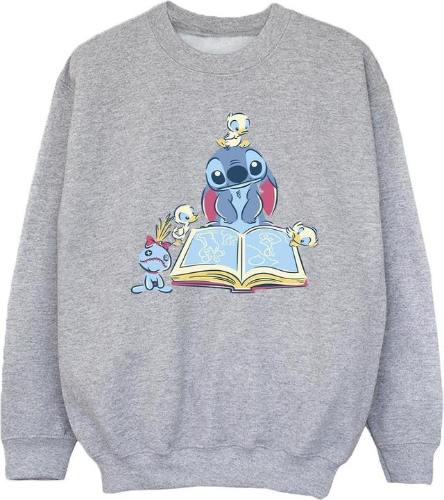 Disney Lilo & Stitch Reading A Book Sweatshirt Mädchen