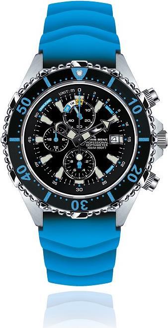 Actual product image Chris Benz Depthmeter (Diving watch, Chronograph, Analogue wristwatch, 44 mm)