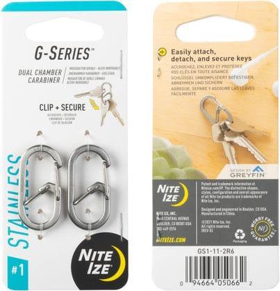 Produktbild Nite Ize Karabinek G-Serie Zweikammer-Karabiner. 1