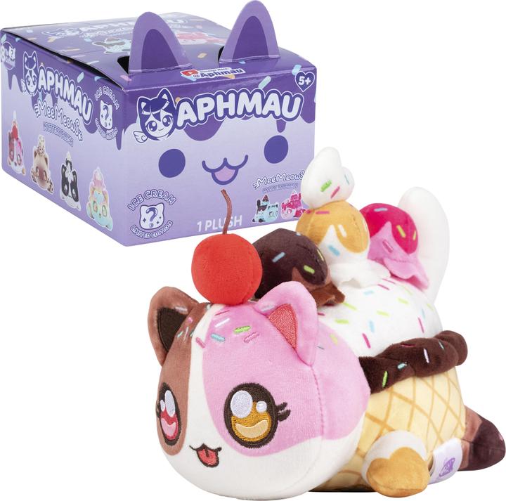 Actual product image Aphmau 6" Mystery Meemeow Plush - Ice Cream (15.24 cm)