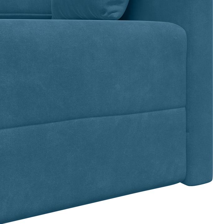 Produktbild VidaXL Boden-Sofa-Bett 2-in-1 Blau 213x144x60 cm Samt