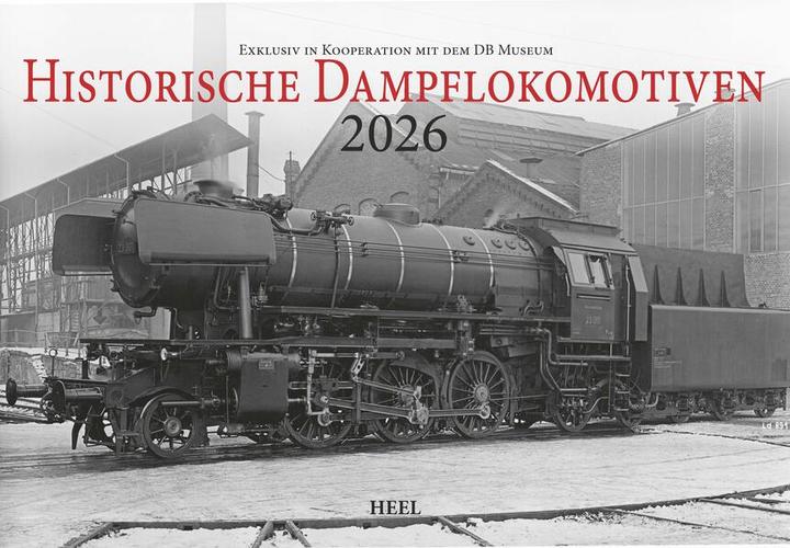 Produktbild Historische Dampflokomotiven Kalender 2026 (Harter Einband, Deutsch)