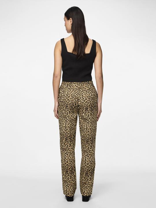 Actual product image Pieces PCNANCY LEOPRINT wide-leg trousers