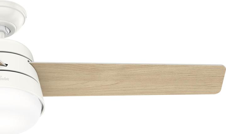 Produktbild Hunter Fans Deckenventilator Finley L Weiss mit Licht & Fernbedienung (43 dB)