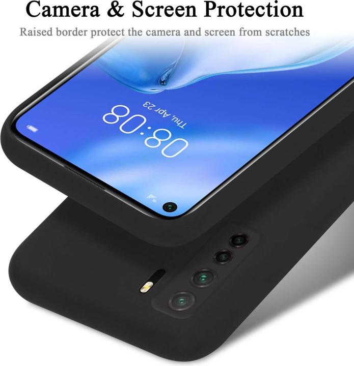 Image du produit Cadorabo Coque pour Huawei P40 LITE 5G / NOVA 7 SE TPU Liquid Silicone Case (Huawei Nova 7 SE, Huawei P40 Lite 5G)