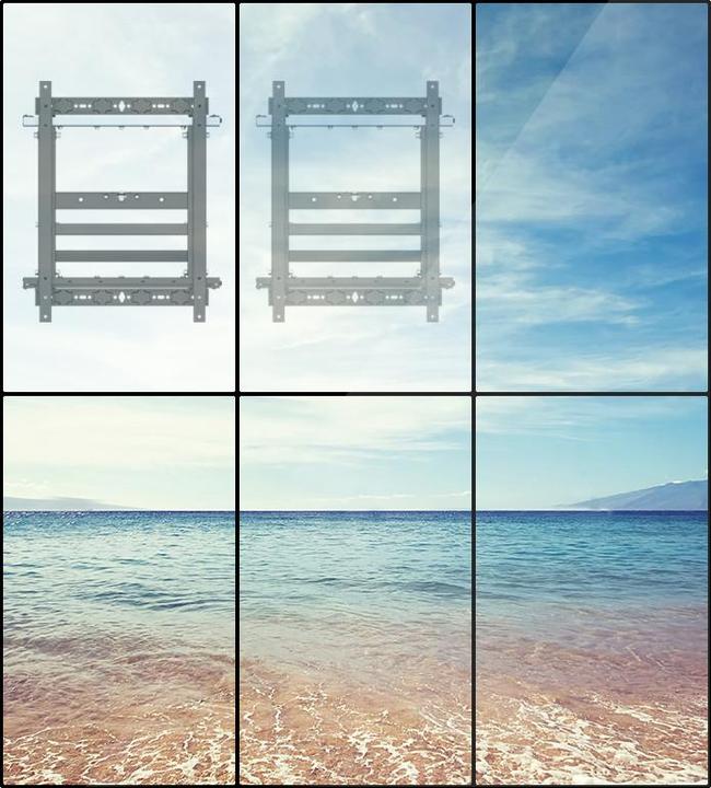 Actual product image equip Pro - clamp for flat screen - steel - black - screen size: 48-140 cm (Wall, 55", 50 kg)