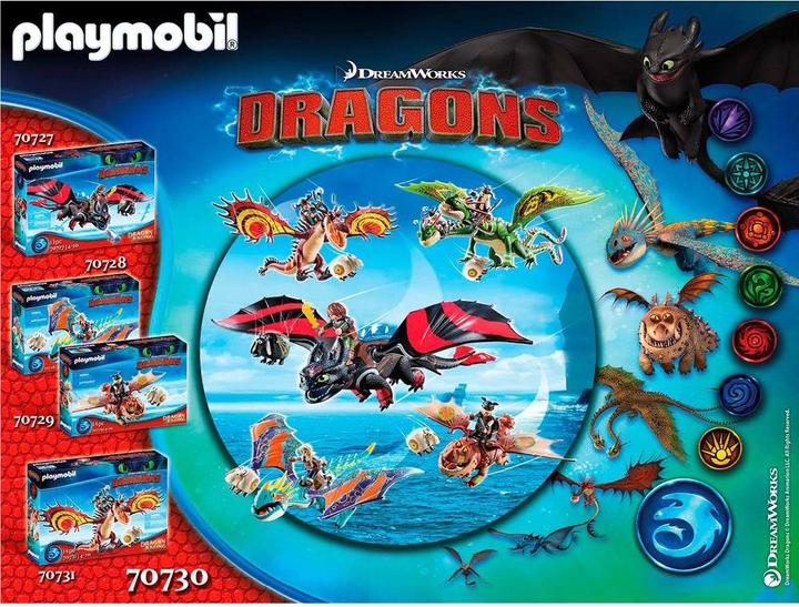 Image du produit Playmobil Dragon Racing:Kognedur et Kranedur avec Pète et Prout (70730, Dragons Playmobil)