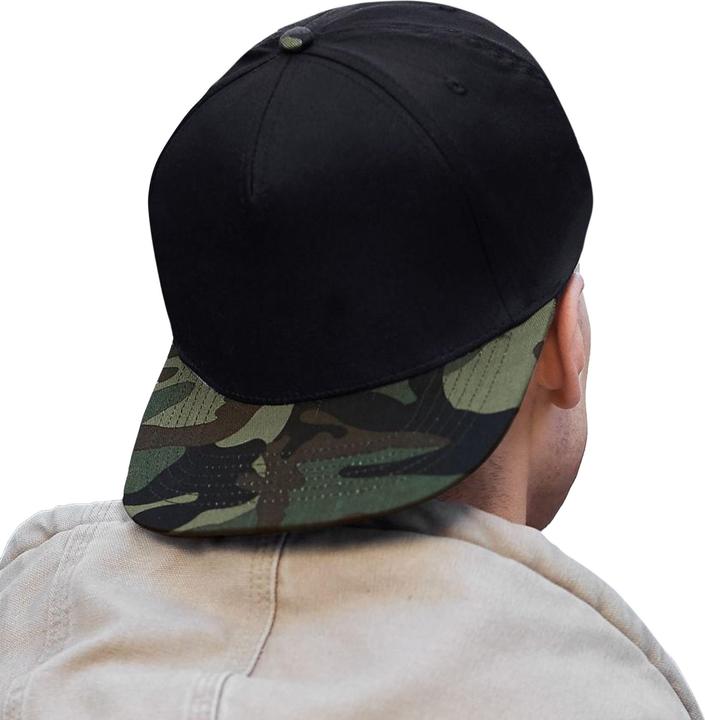 Actual product image Beechfield Camouflage retro baseball cap with camouflage pattern (One size)