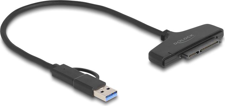 Produktbild Delock USB zu SATA 6 Gb/s Konverter mit USB Type-C™ oder USB Typ-A Anschluss