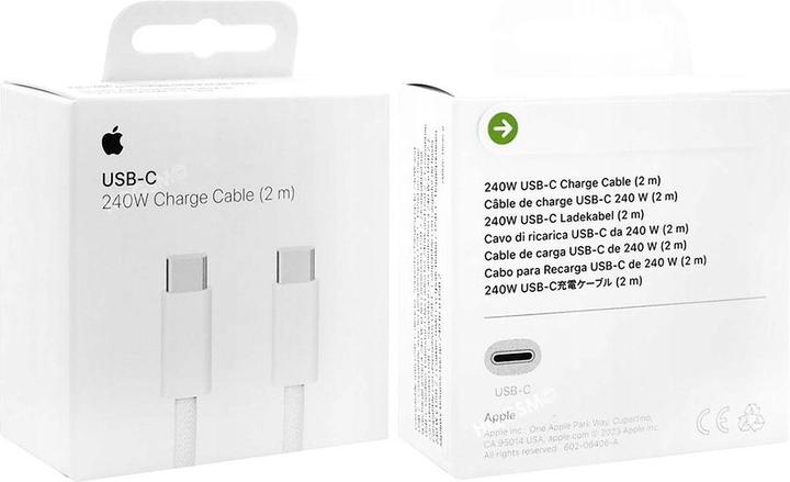 Actual product image Apple USB C – USB C (2 m, USB 2.0, 240 W)