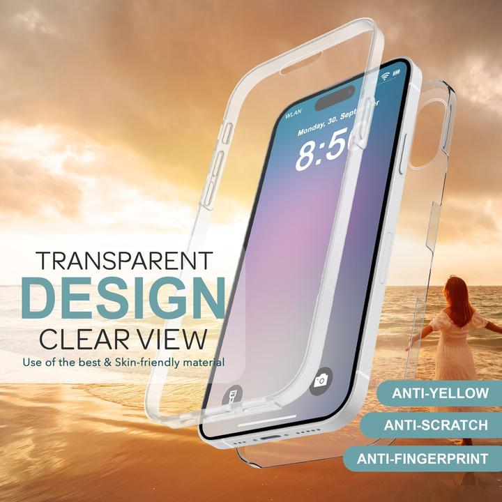 Immagine prodotto Nalia Copertura trasparente a 360 gradi (Apple iPhone 16)