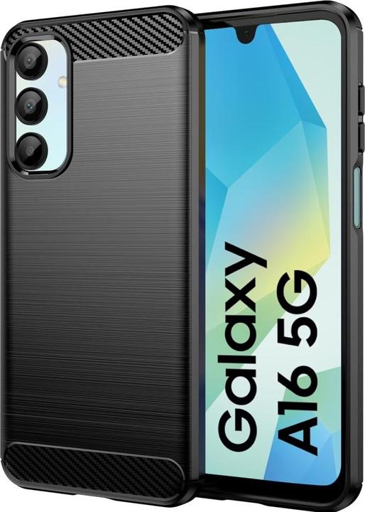 Screenguard Samsung Galaxy A16 5G Custodia Carbon Brushed Soft TPU (Samsung Galaxy A16 5G)