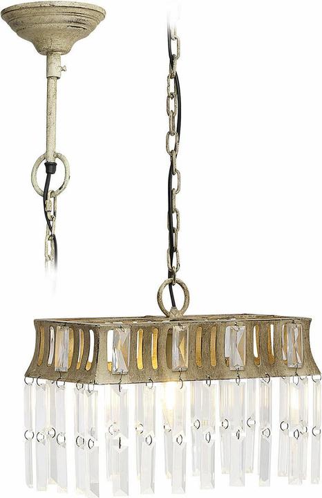 Image du produit Loberon Lampe à suspendre Ocean crème antique (14 cm)