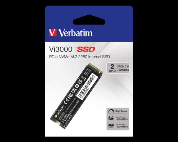 Actual product image Verbatim Vi3000 (2000 GB, M.2 2280)