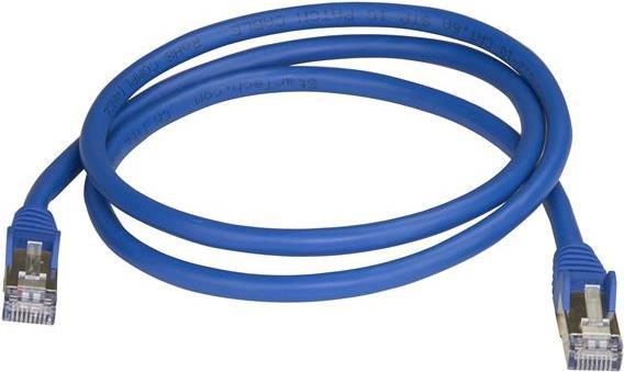 Actual product image StarTech Patch Cable Cat6a 1m Blue (STP, CAT6a, 1 m)