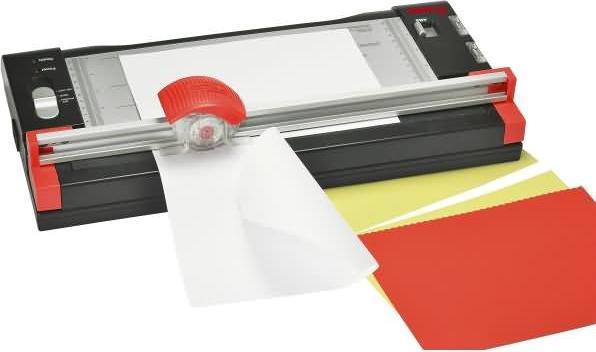 Produktbild Ecobra Sicherheits-Rollenschneidemaschine DIN A4 + Laminiergerät 2 in 1 Ausführung: Rollenschneider + Lamin (A4)