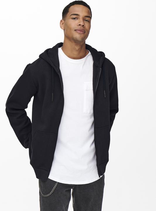 Immagine prodotto Only & Sons Onsceres Zip Thr. Hoodie Sweat Noos (XL)