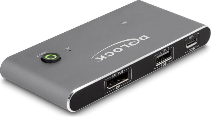 Actual product image Delock USB-C KVM Switch