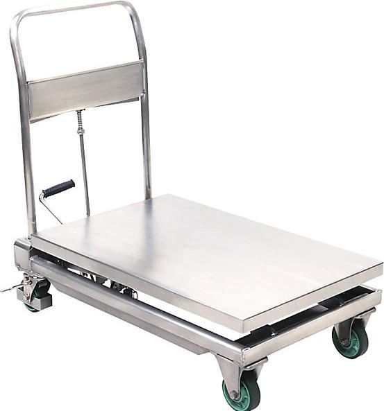 Produktbild kaiserkraft Scheren-Hubwagen Edelstahl (250 kg)