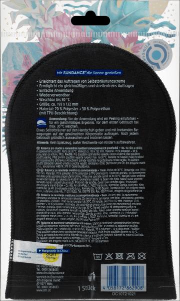 Actual product image dm Sundance Application glove for self-tanning (Accessories self tanning)