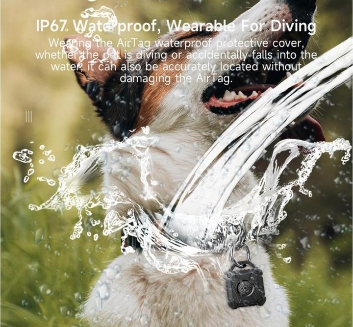 Immagine prodotto Screenguard Custodia impermeabile Apple Airtag Rugged con anello portachiavi