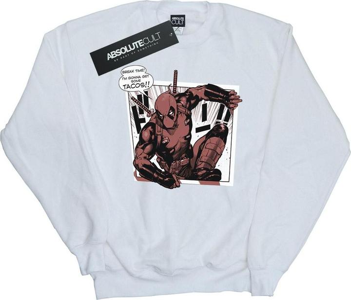 Deadpool Breaktime Tacos Sweatshirt (XL)
