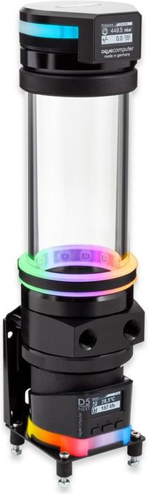 Actual product image Aqua Computer ULTITUBE D5 150 PRO LEAKSHIELD expansion tank
