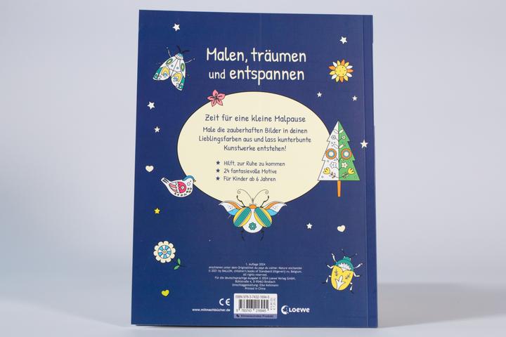 Produktbild Loewe Malen, träumen und entspannen - Die schönsten Ausmalbilder für Kinder