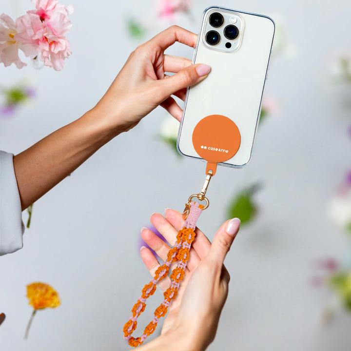 Actual product image Caseme Coco smartphone bracelet with flowers (Polyester, Thermoplastic polyurethanes (TPU), Cotton)
