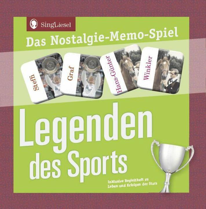 Actual product image Legends of sport - the memo game for seniors (German)