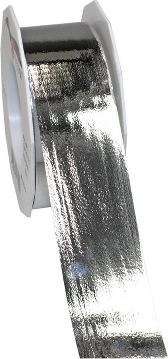 Immagine prodotto Präsent Nastro a righe argento metallizzato (Nastro da regalo, 1 x)