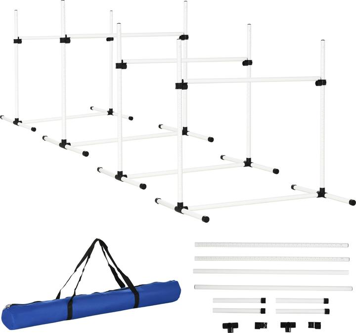 PawHut Set di ostacoli di agilità (Taglia unica, Destrezza)