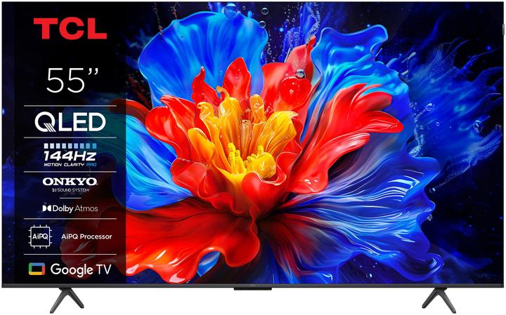 Actual product image TCL 55P8K 55" 4K QLED HDR Smart TV (55", QLED, 4K, 2025)