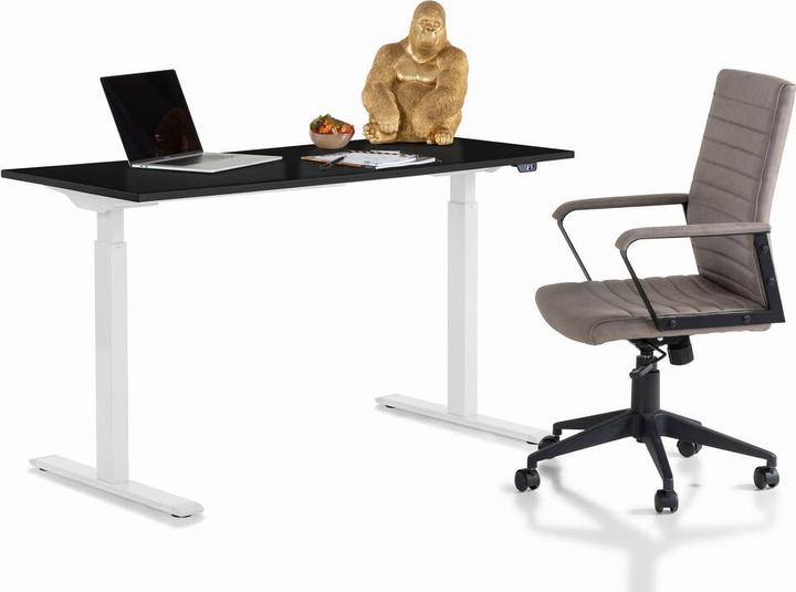 Produktbild Kare Design Schreibtisch Office Smart Weiss Schwarz 140x60 (140 x 60 x 76 cm)