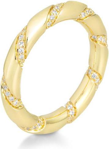Breuning RING - BRILL. 0,468 Ct. G/if (52, 750/18 K Gold)
