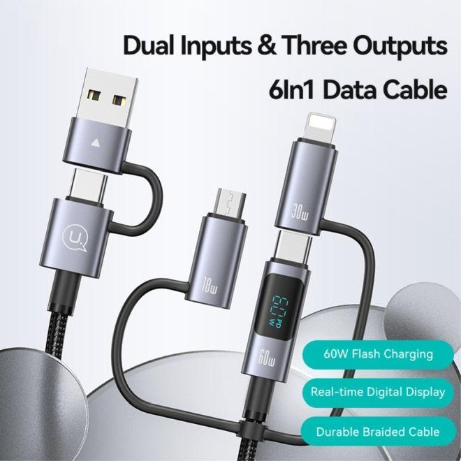 Actual product image Usams All in One Data Cable 60W (1.20 m, 60 W)