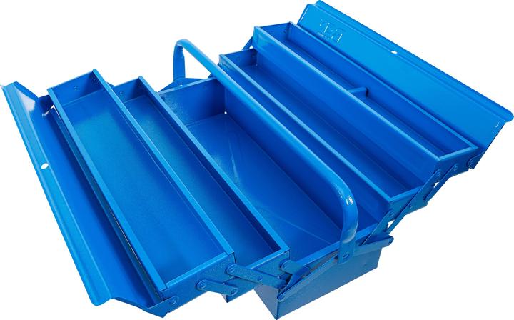 Actual product image BGS Metal tool box | empty | 530 x 200 x 200 mm | 5 compartments