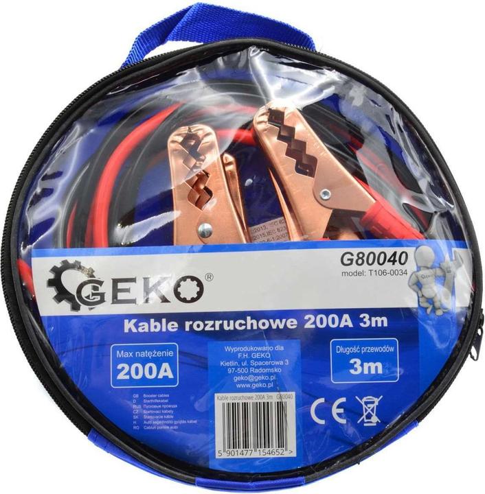 Productafbeelding GEKO Startkabel 200A 3m (200 A)