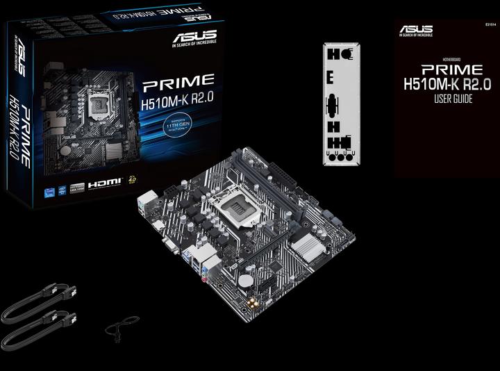 Produktbild ASUS PRIME H510M-K R2.0 (LGA 1200, Intel H510, mATX)