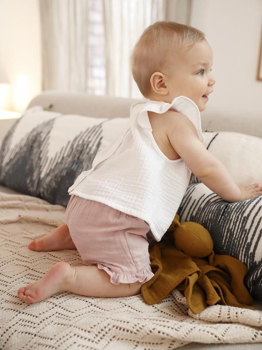 Immagine prodotto Vertbaudet Mädchen Baby Bluse mit kurzen Volantärmeln (74)
