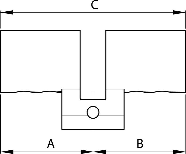 Image du produit Kaba Boîtier double cylindre RZ Modular type 2215-1 (Cylindre profilé)