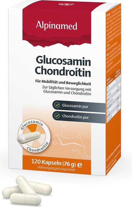 Actual product image Alpinamed Glucosamine Chondroitin (120 Piece, Capsules, 120 g)