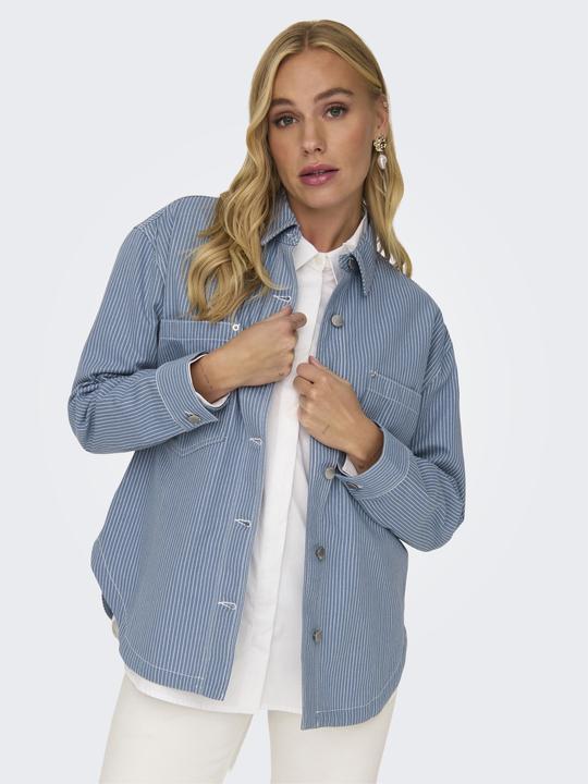 Actual product image Only ONLMERLE L/S STRIPE SHIRT CC PNT Overshirt (XS)