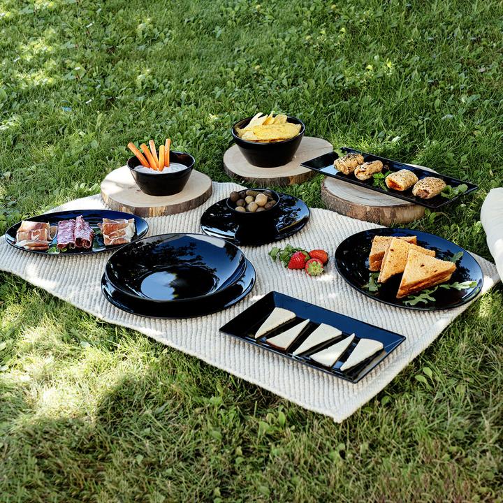 Produktbild Quid Schale Select Basic Schwarz Melamine 25 x 18 cm (24 Stück) (25 x 18 cm)