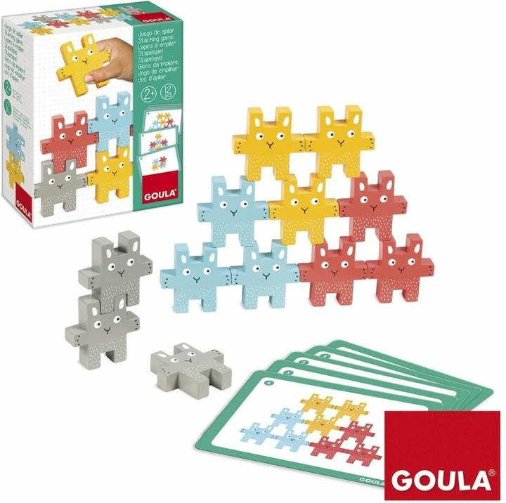 Actual product image Goula Stacking game (Dutch, English)