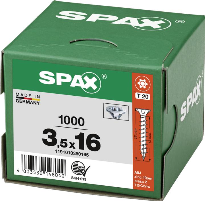 Immagine prodotto Spax Viti per truciolato (1000 Viti per pezzo)