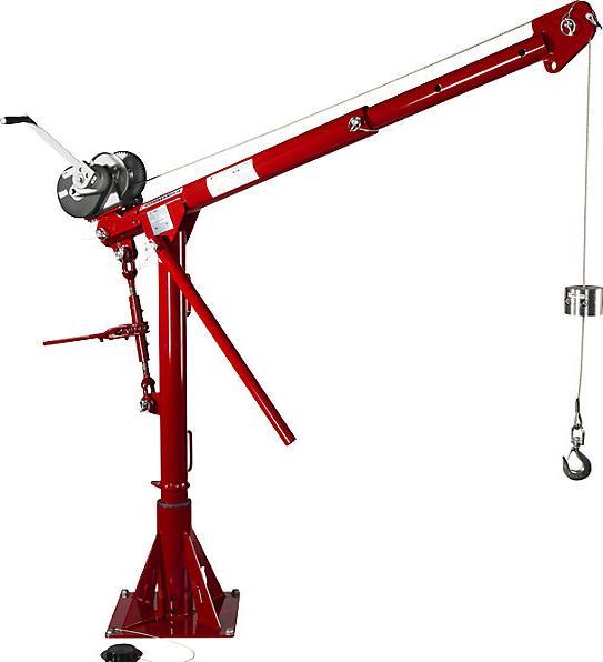 Actual product image Thern Europe Commander 1000 portable davit crane, powder coated, max. load 540 kg.