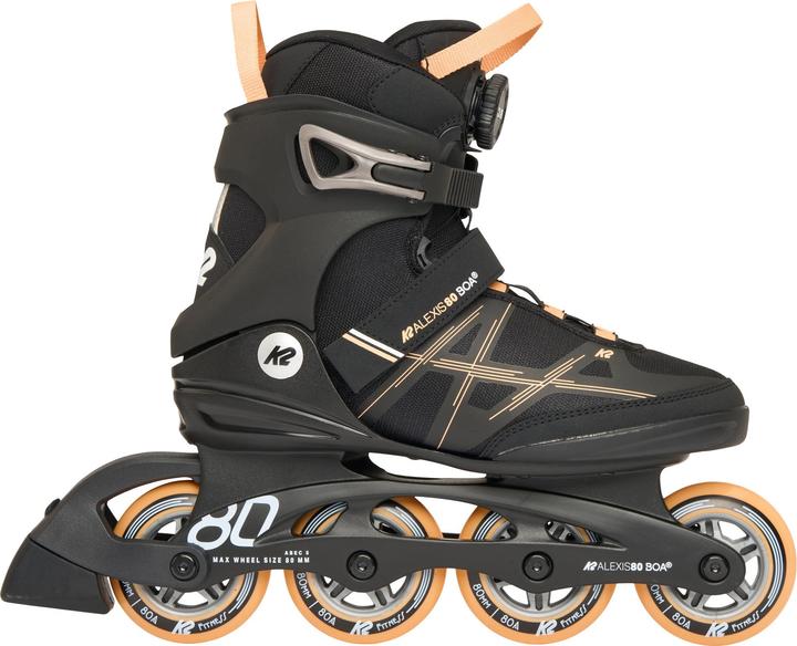 Actual product image K2 ALEXIS 80 BOA,black - pink black - pink 7.5 (38)